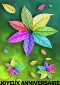 Fleurs vibrantes pour un anniversaire joyeux